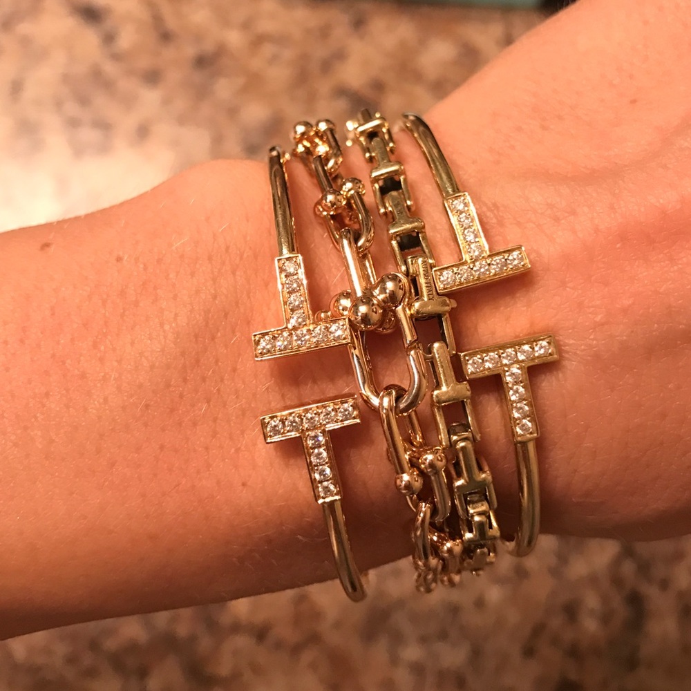 TIFFANY & CO T COLLECTION BRACELETS